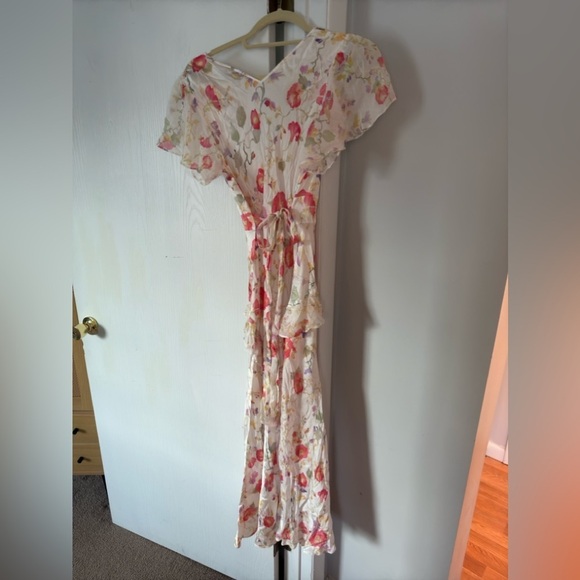 Rixo Evie Waterlily Floral Maxi Dress - Picture 7 of 10
